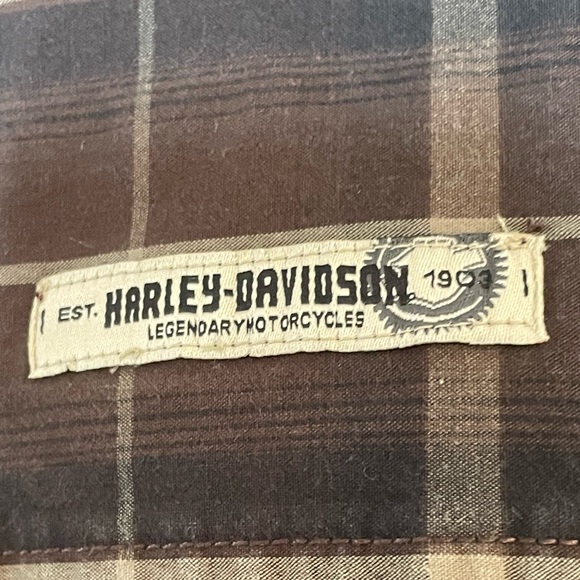Harley-Davidson Men’s Long Sleeve Button Down Long Sleeve Shirt. Size Medium - Picture 6 of 9